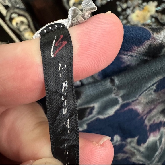 Bravado One Size Blue Marble Leggings S/M Stretch Lounge Pants - Picture 3 of 5